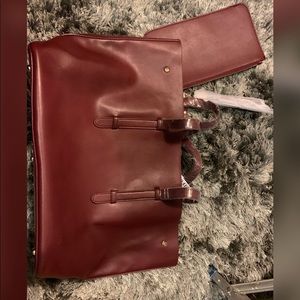Justfab Plum tote bag